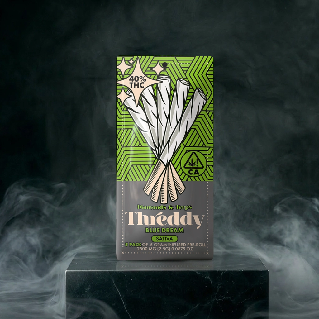 threddy-pre-roll-5pk-blue dream