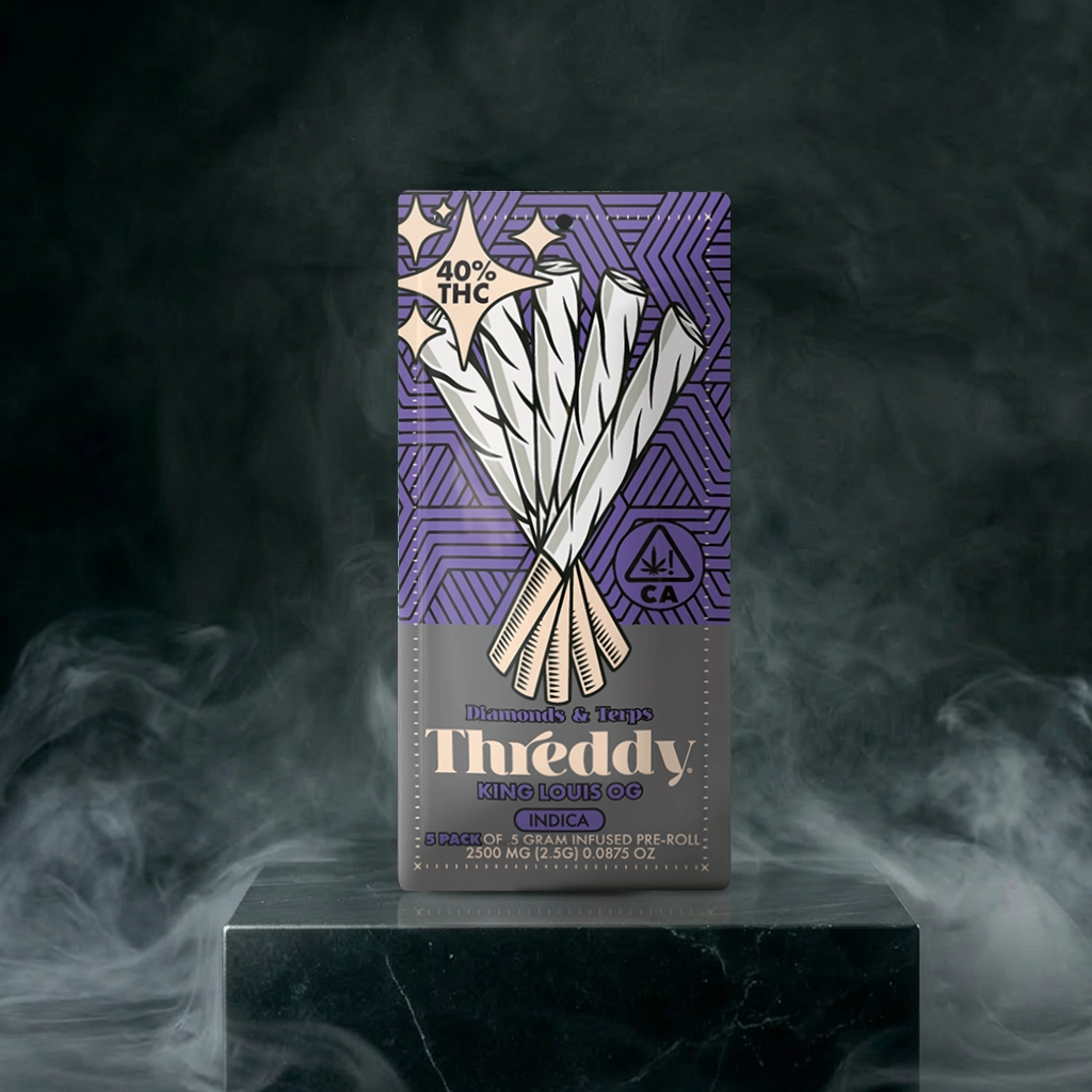 threddy-pre-roll-5pk-king louis OG