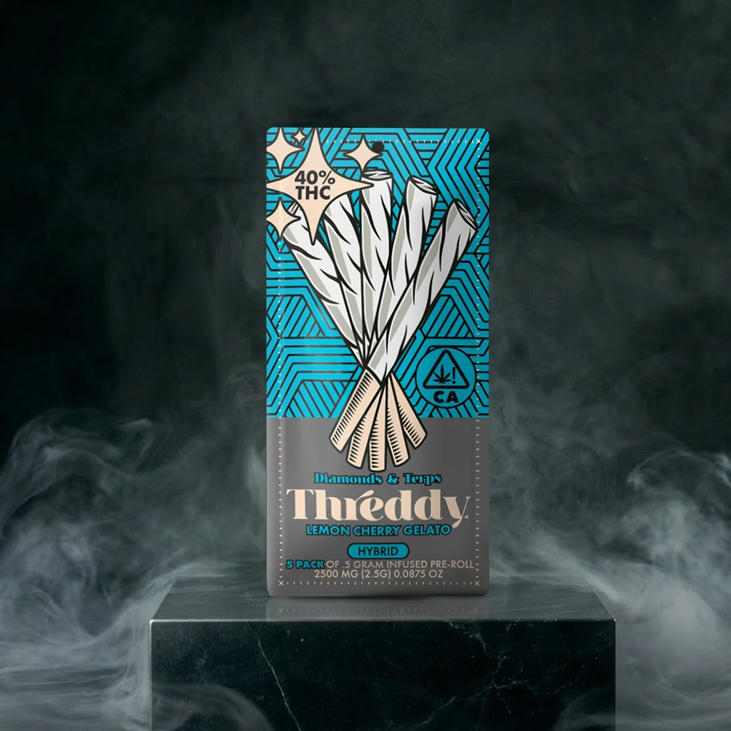 threddy-pre-roll-5pk-lemon cherry gelato